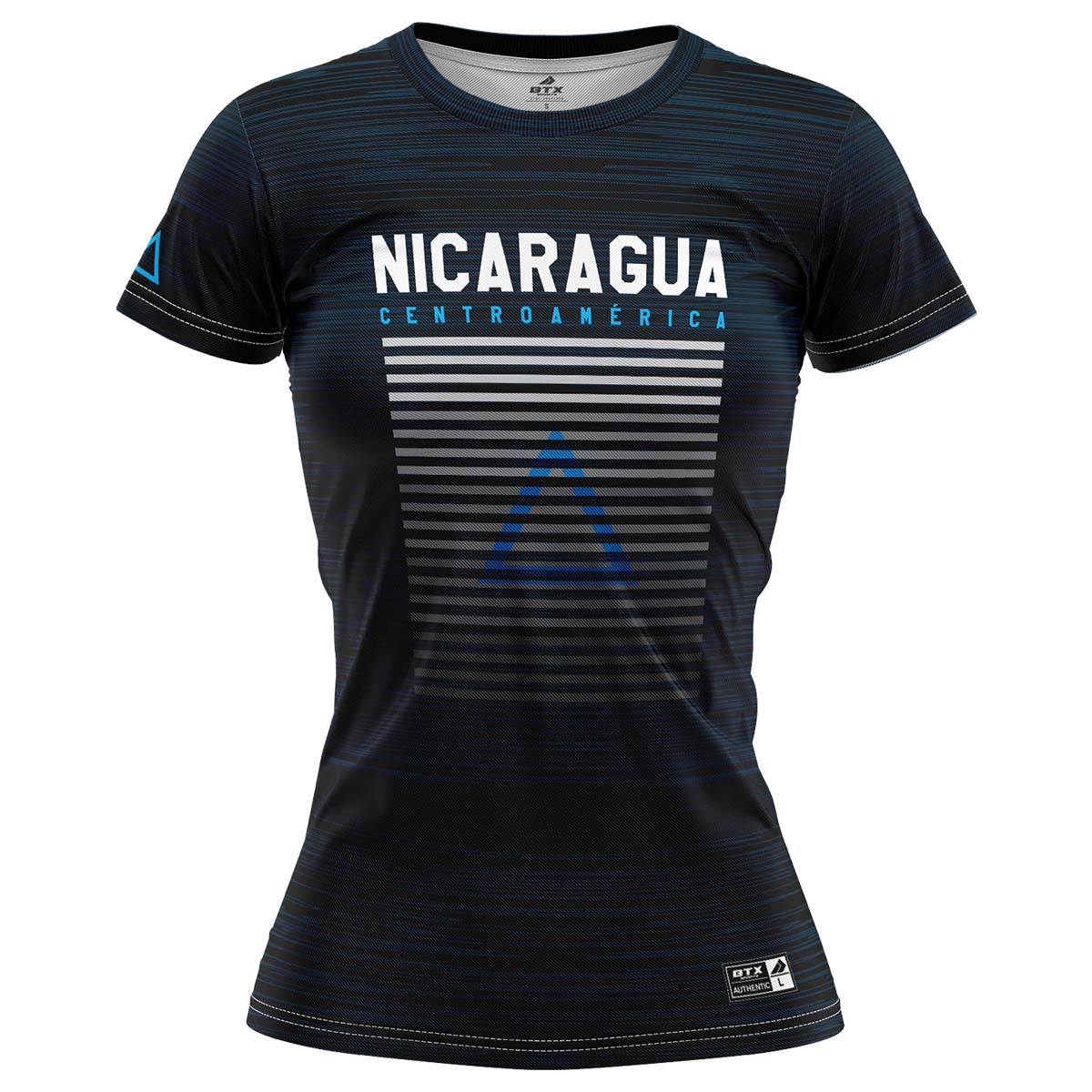 Camiseta triangulo de Nicaragua dama