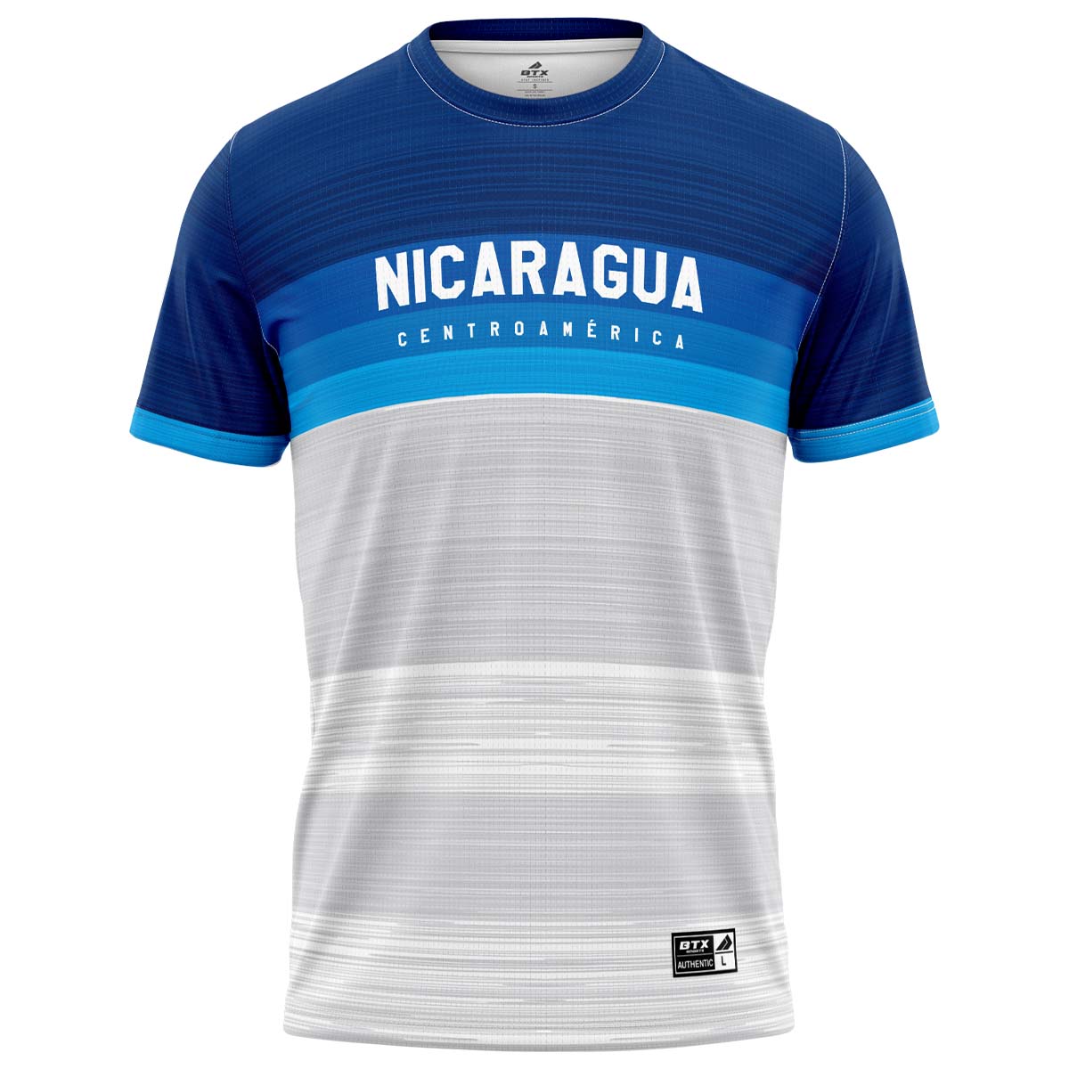 Camiseta NIcaragua Centroamérica azul